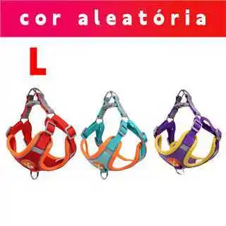 Coleira Peitoral Ajustável para Cães e Gatos, Confortável para Passeio, Material de Nylon Ergonômico e Seguro