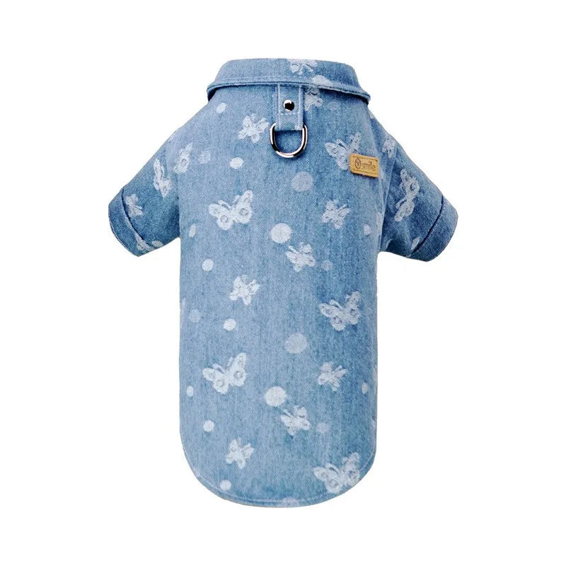 Camisola bonito do animal de estimação da impressão, roupa do cão, forma do filhote, trajes quentes do gato, colete chihuahua macio, mola