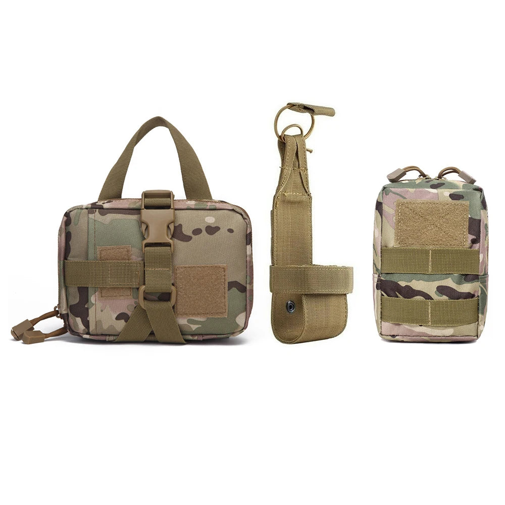 3 pçs sacos táticos do cão anexando no arnês colete 2 pçs bolsa moles e 1 cinto suporte de garrafa cintura militar treinamento transportadora