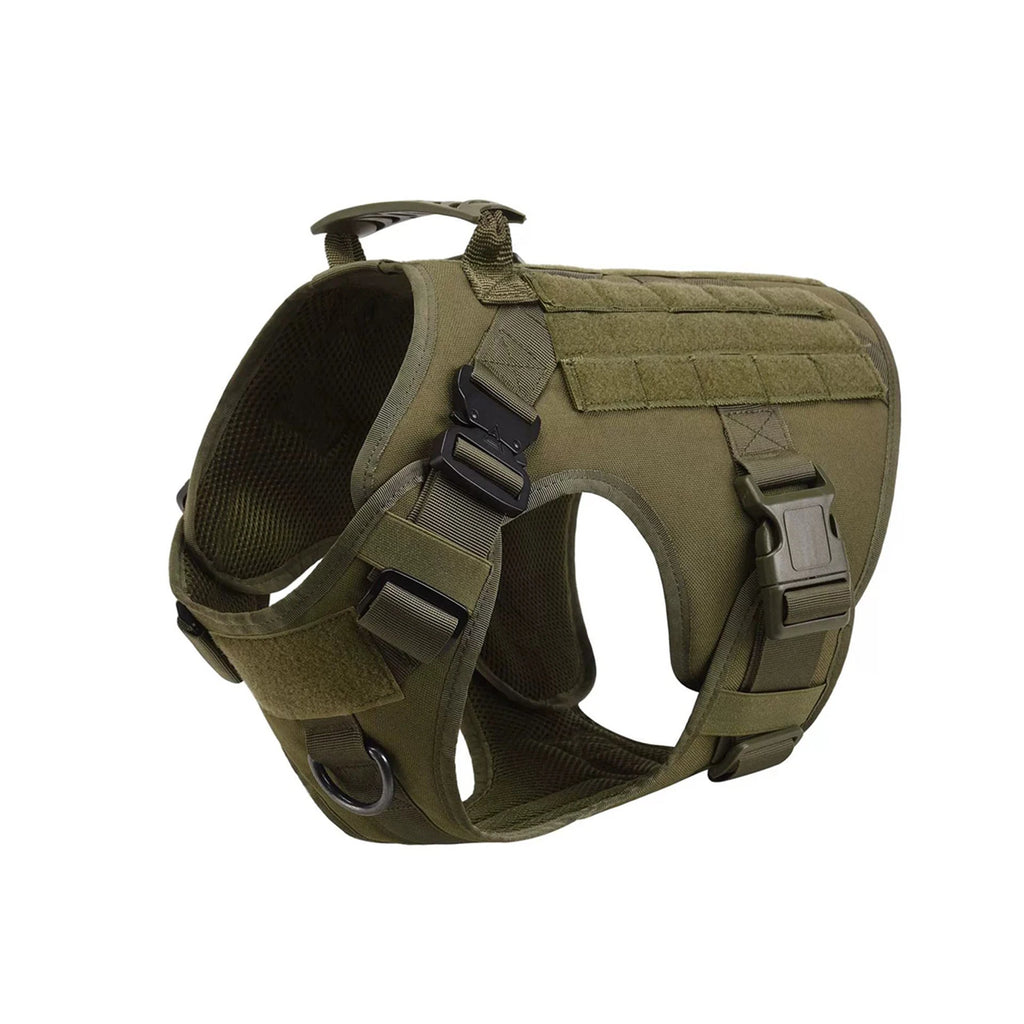 Coleira Tática Militar para Cães Grandes e Médios, Colete de Treinamento para Pastor Alemão e Malinois, Acessórios de Caça para Cães