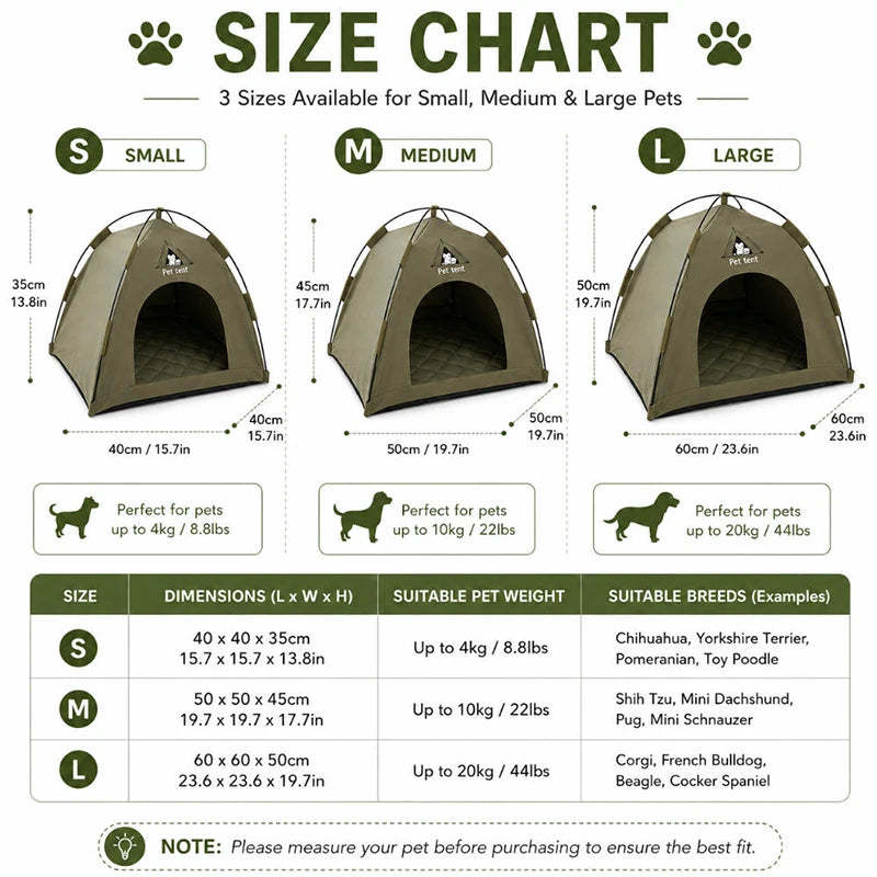Casa Dobrável para Gatos, Tenda para Animais de Estimação, Ninho Universal para Gatos e Cães, Tapete Quente de Inverno, Portátil e Respirável