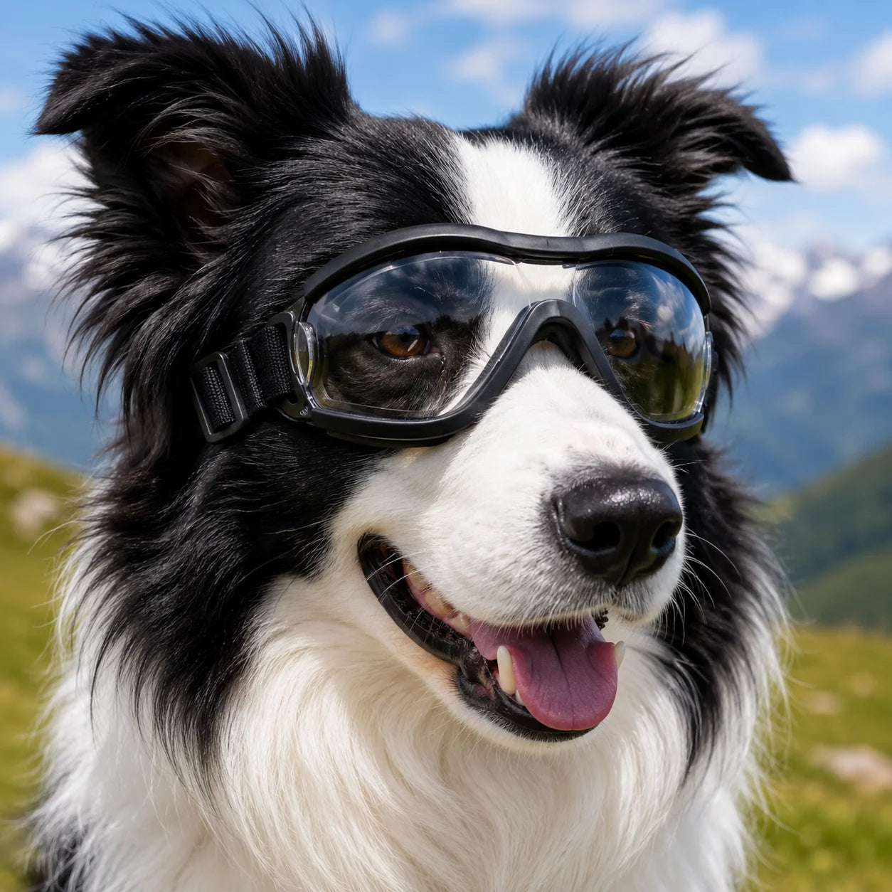 Óculos de Sol Ajustáveis para Cães, Proteção Anti-UV, Óculos de Sol para Animais de Estimação, Óculos de Sol para Cães Amplamente Utilizados, Acessórios para Cães