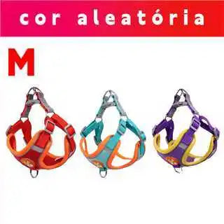 Coleira Peitoral Ajustável para Cães e Gatos, Confortável para Passeio, Material de Nylon Ergonômico e Seguro