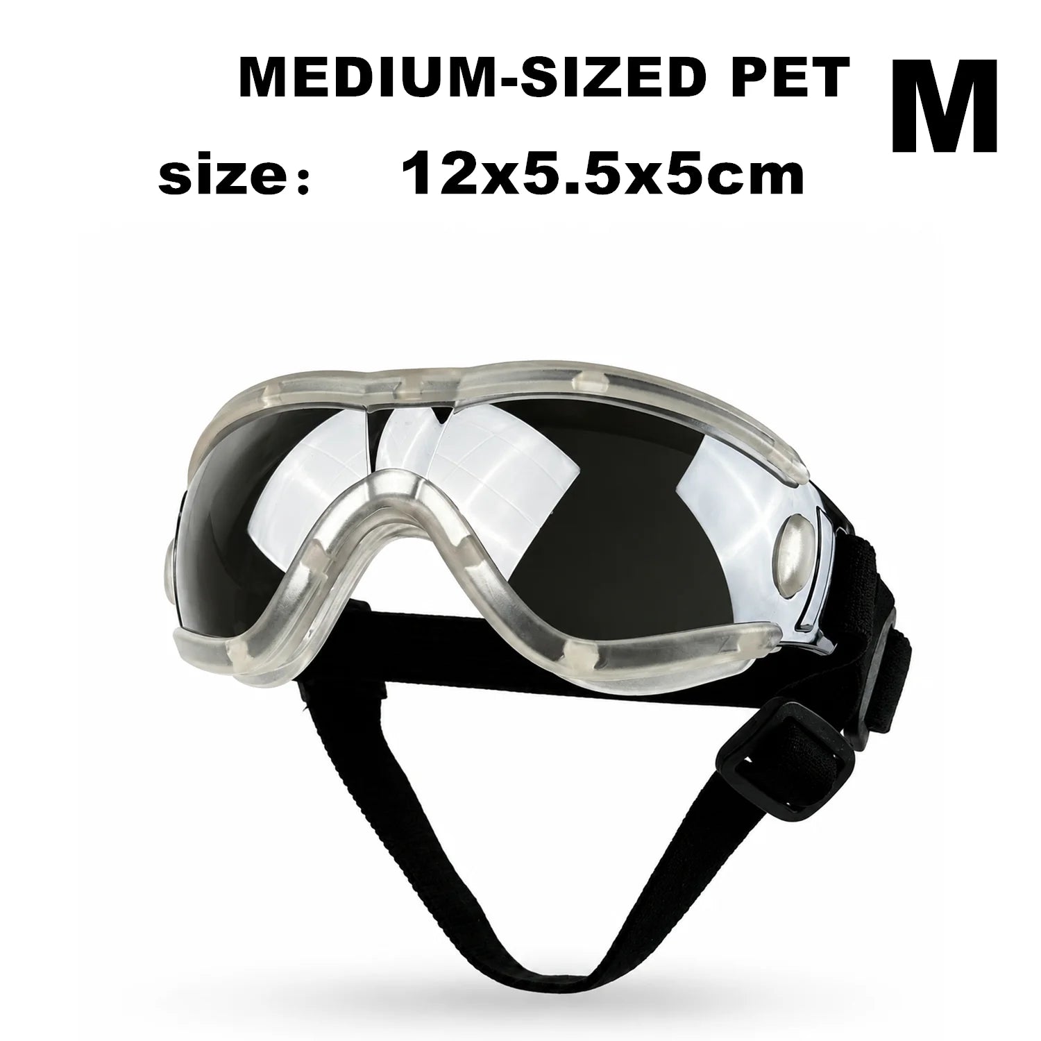 Óculos de Sol Ajustáveis para Cães, Proteção Anti-UV, Óculos de Sol para Animais de Estimação, Óculos de Sol para Cães Amplamente Utilizados, Acessórios para Cães