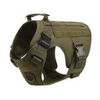 Colete militar tático para animais de estimação pastor alemão golden retriever treinamento tático arnês e trela conjunto para todas as raças cães