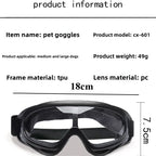 Óculos de sol para cães ajustáveis, óculos de sol anti-uv, proteção para os olhos, preto, amplamente utilizado, suprimentos para cães de estimação