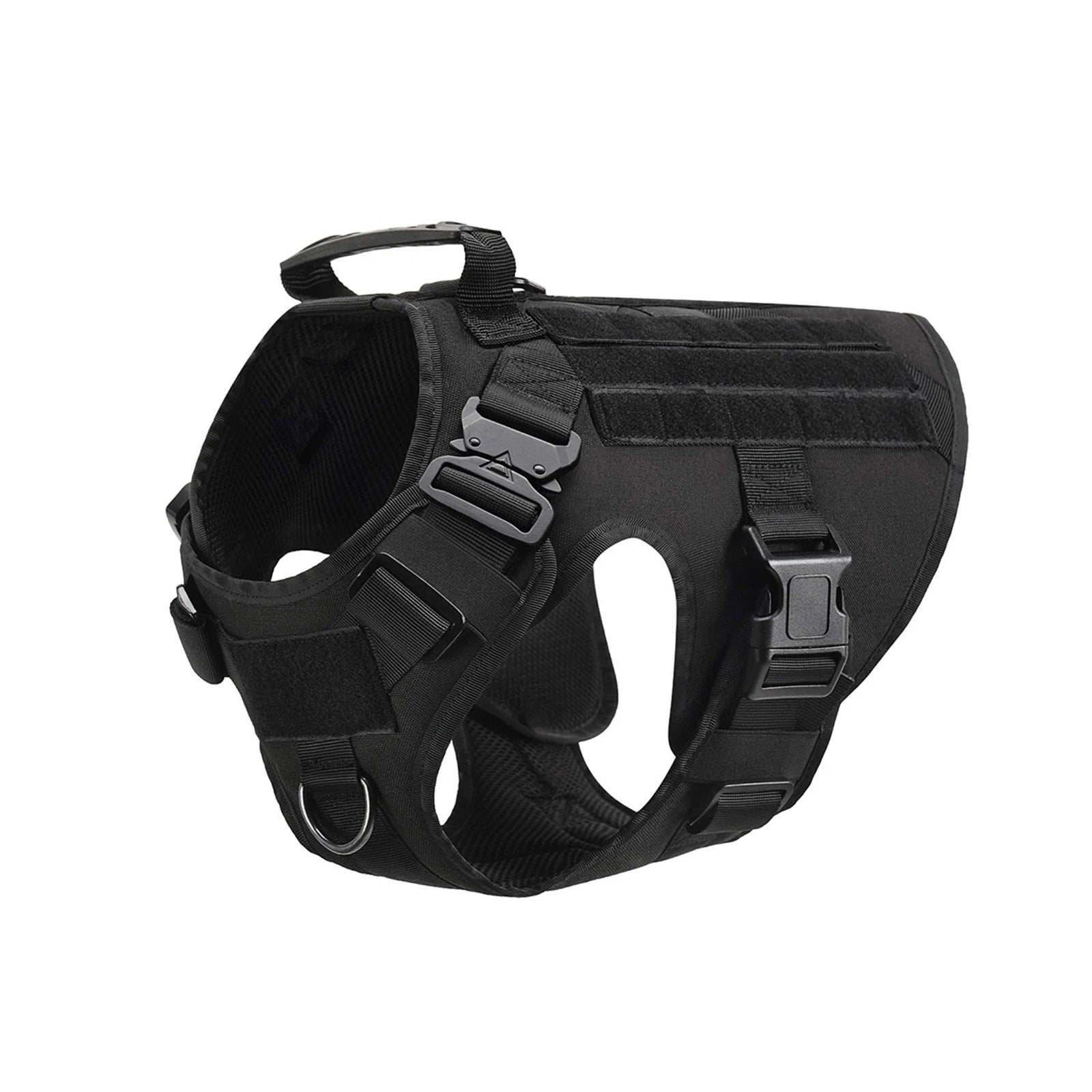 Coleira Tática Militar para Cães Grandes e Médios, Colete de Treinamento para Pastor Alemão e Malinois, Acessórios de Caça para Cães