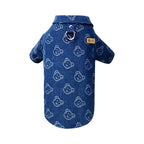 Camisola bonito do animal de estimação da impressão, roupa do cão, forma do filhote, trajes quentes do gato, colete chihuahua macio, mola