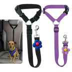 Cinto de segurança para cães (1 unidade), coleira para carro para animais de estimação, fivela de cinto de segurança para cães, cinto de segurança para cães presente de Natal, capa para assento de carro para cães.