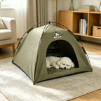 Cama Tenda para Cães/Gatos, Casa Teepee Impermeável para Animais de Estimação, Tenda Respirável e Lavável para Uso Interno/Externo para Gatos, Filhotes, Coelhos e Pequenos Animais