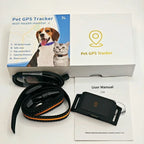 Mini Rastreador GPS 4G para Animais de Estimação, IP67 à Prova d'Água, Localizador em Tempo Real, Coleira Inteligente para Cães e Gatos com Controle por APP