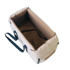 Assento de carro para cães pequenos, console central, assento impulsionador para animais de estimação, carro, filhote de cachorro, portátil, transportador de cães para gatos, bolsa de viagem de segurança