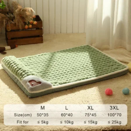 Cama de cachorro lavável à máquina, almofada ortopédica removível para cachorro, espuma de memória de inverno, travesseiro para cães e gatos pequenos, médios e grandes