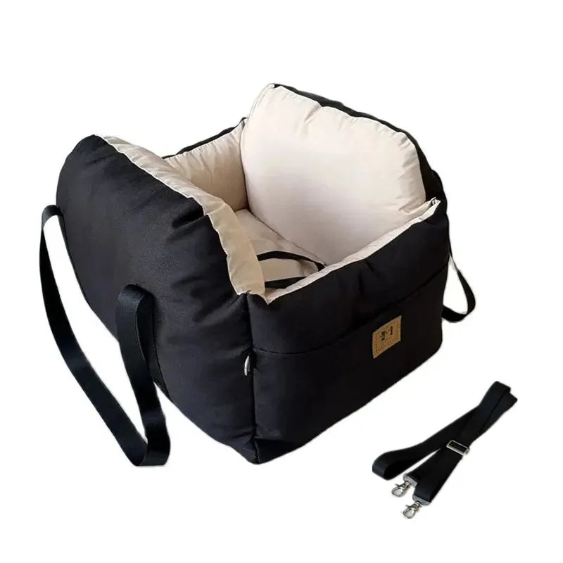 Assento de carro para cachorro com cinto de segurança, quatro estações, universal, almofada para ninho, lavável, cães, gatos, sofá, cama, colchão de viagem