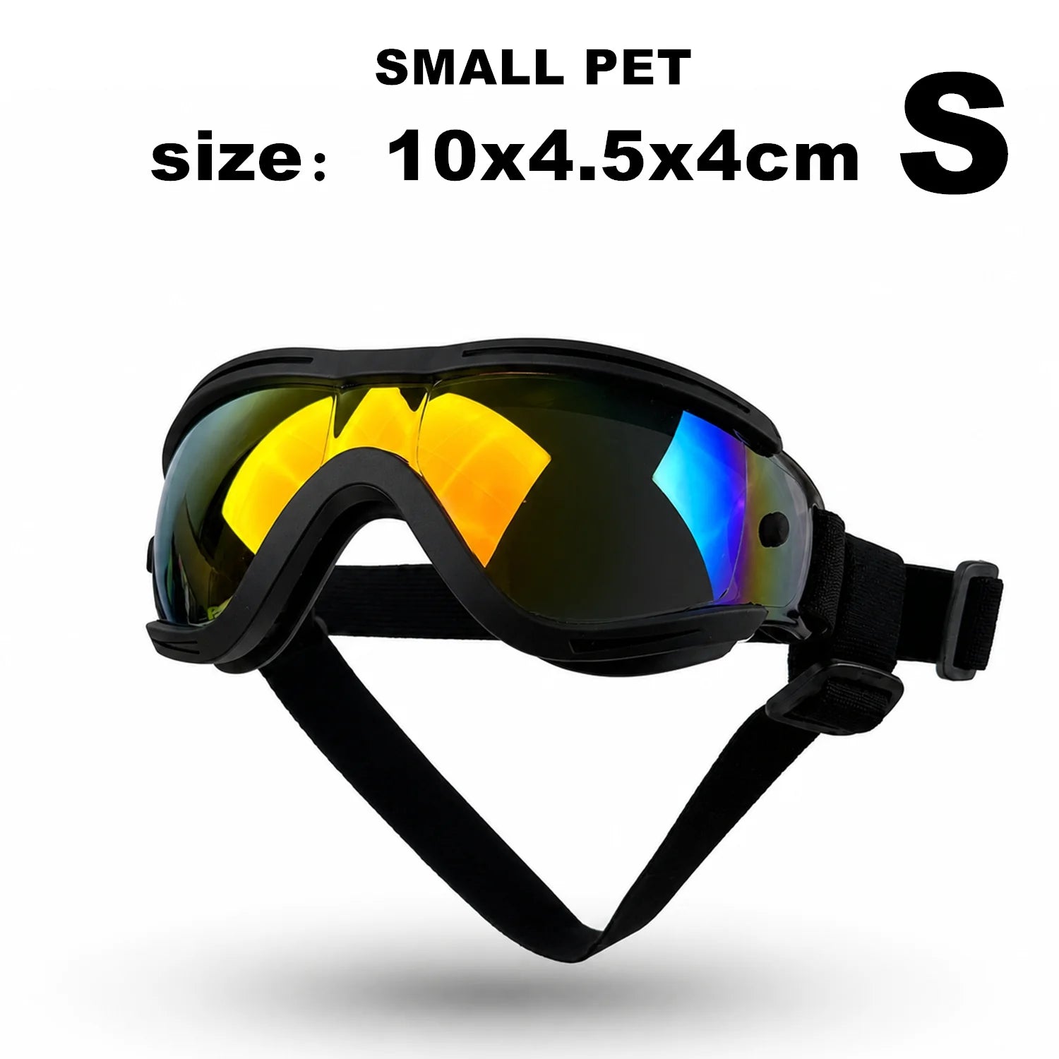 Óculos de Sol Ajustáveis para Cães, Proteção Anti-UV, Óculos de Sol para Animais de Estimação, Óculos de Sol para Cães Amplamente Utilizados, Acessórios para Cães