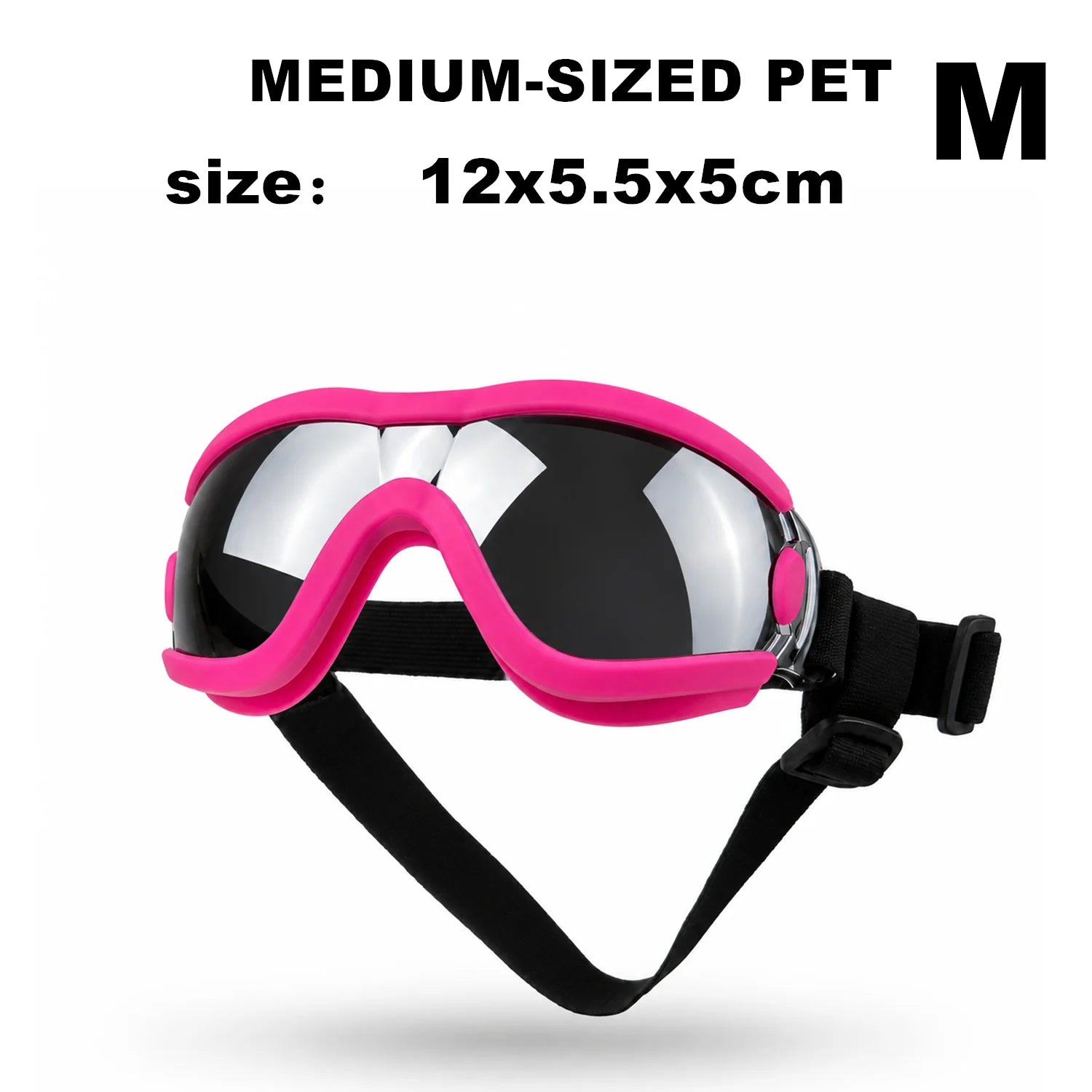 Óculos de Sol Ajustáveis para Cães, Proteção Anti-UV, Óculos de Sol para Animais de Estimação, Óculos de Sol para Cães Amplamente Utilizados, Acessórios para Cães