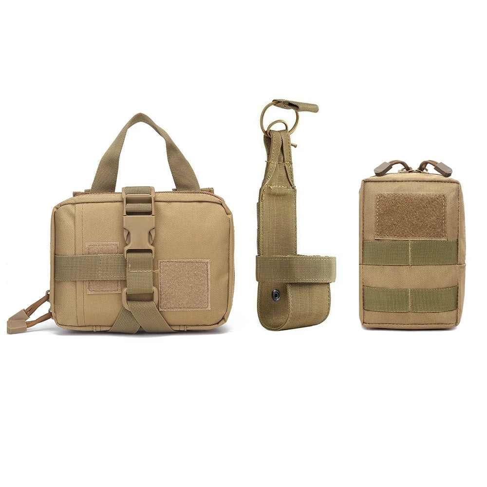 3 pçs sacos táticos do cão anexando no arnês colete 2 pçs bolsa moles e 1 cinto suporte de garrafa cintura militar treinamento transportadora