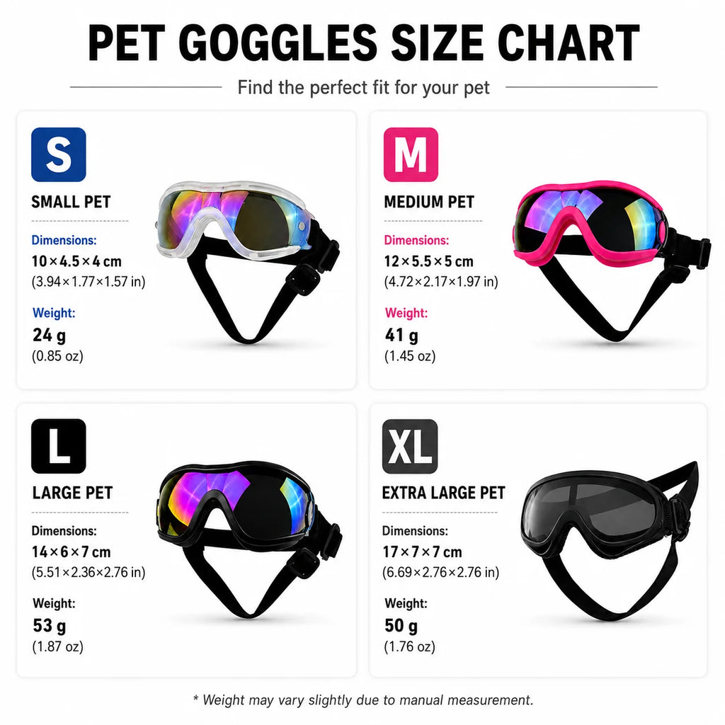 Óculos de Sol Ajustáveis para Cães, Proteção Anti-UV, Óculos de Sol para Animais de Estimação, Óculos de Sol para Cães Amplamente Utilizados, Acessórios para Cães