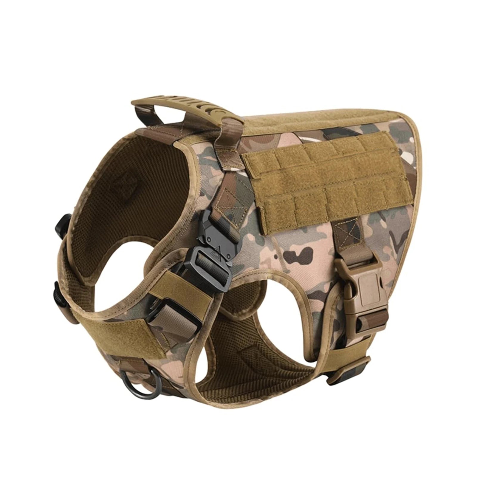 Coleira Tática Militar para Cães Grandes e Médios, Colete de Treinamento para Pastor Alemão e Malinois, Acessórios de Caça para Cães