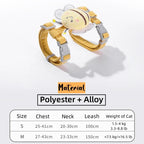 Conjunto de coleira de coleira para gato, ajustável, desenho animado, abelha, camada dupla, arnês para cães, pequeno, médio, coleira para animais de estimação, caminhada ao ar livre
