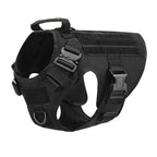 Colete militar tático para animais de estimação pastor alemão golden retriever treinamento tático arnês e trela conjunto para todas as raças cães