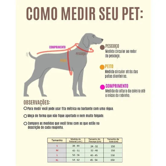 Coleira Peitoral Ajustável para Cães e Gatos, Confortável para Passeio, Material de Nylon Ergonômico e Seguro